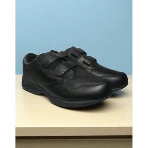 Propet Heritage Strap Walking Shoes Mens Size 12 M (D) Black -Excellent EUC